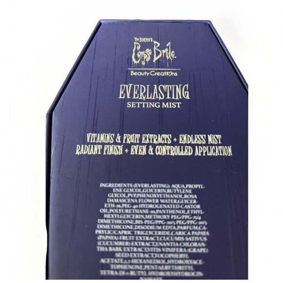 Tim Burton's Corpse Bride Makeup Setting Spray "Everlasting" NEW Radiant Finish - Picture 6 of 10